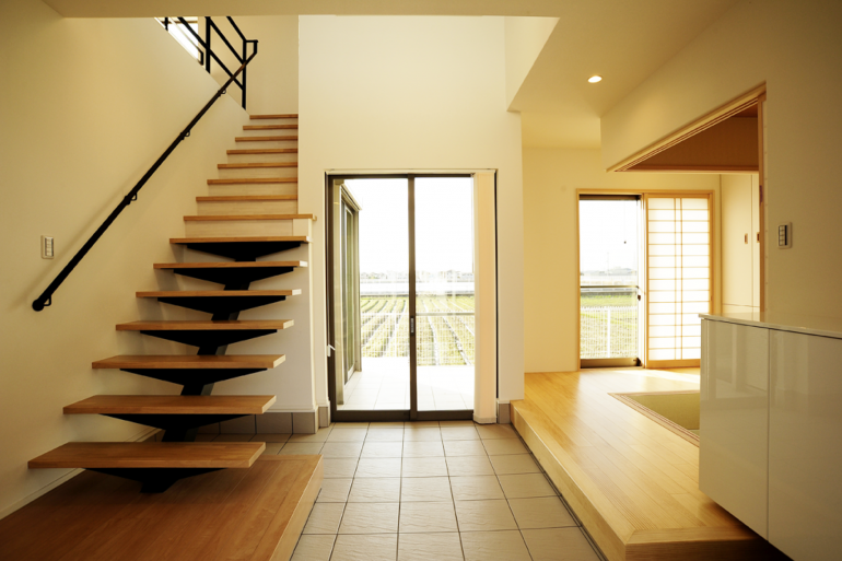 施工事例 吹き抜け土間玄関や離れを楽しむ家 ゆめすみか 大阪府堺市の注文住宅
