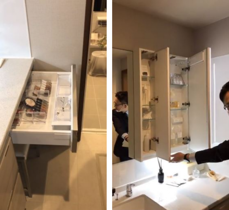 ゆめすみかのオススメ住宅設備 洗面化粧台にもホーロー タカラスタンダード エリーナ ゆめすみか 大阪府堺市の注文住宅