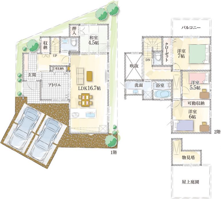 おうち時間を楽しむ間取り実例集 ゆめすみか 大阪府堺市の注文住宅