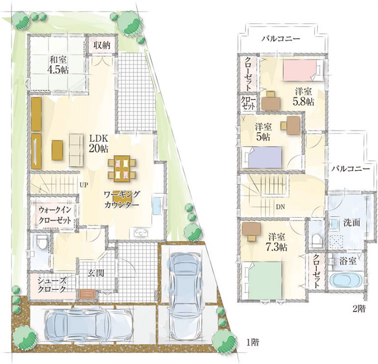 おうち時間を楽しむ間取り実例集 ゆめすみか 大阪府堺市の注文住宅 おうち時間を楽しむ間取り実例集 ゆめすみか 大阪府堺市の注文住宅