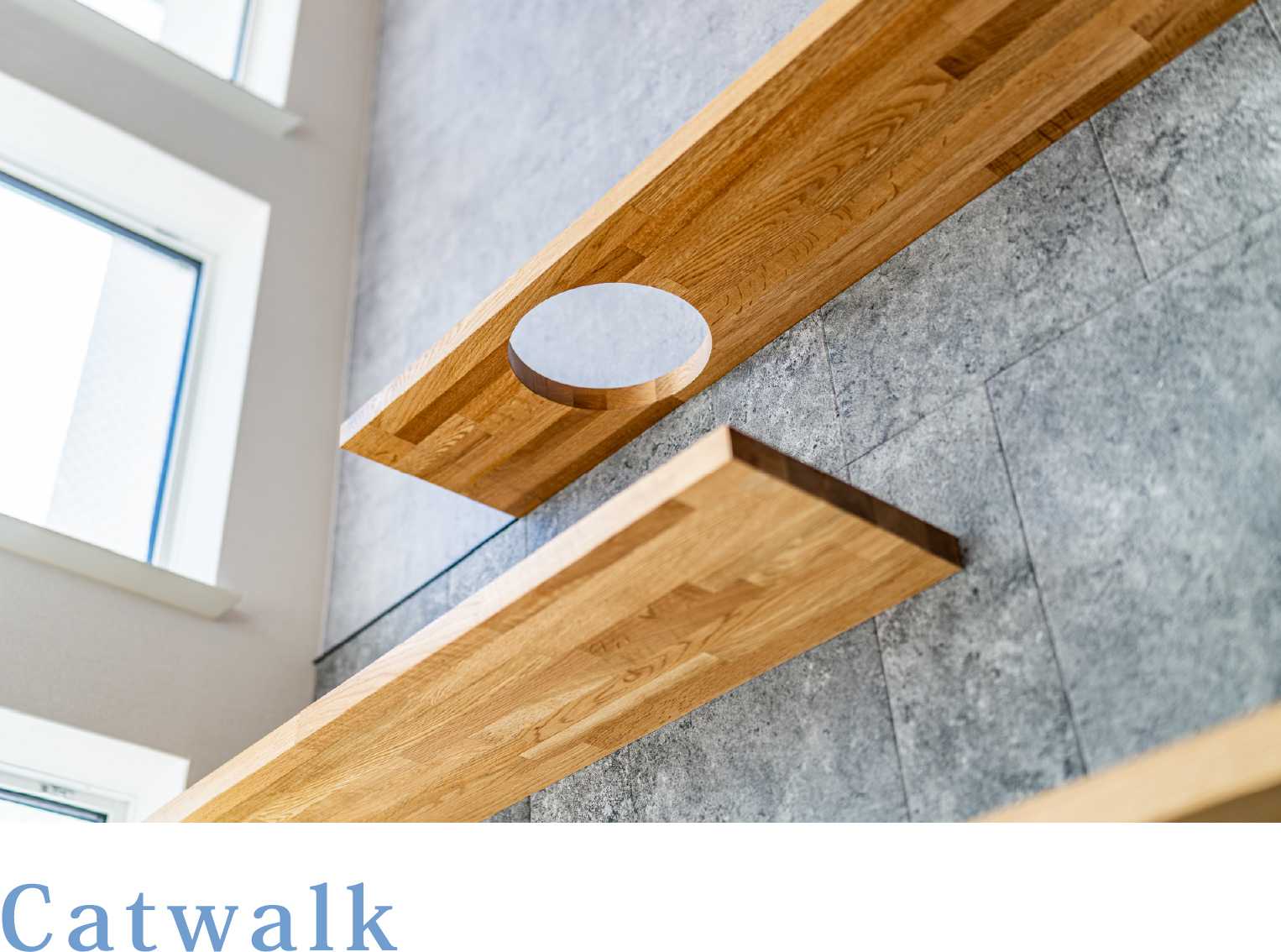 住まいに遊び心を添えるキャットウォーク