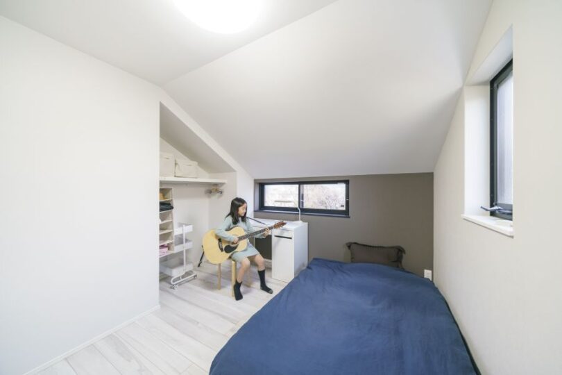 勾配天井の子ども部屋