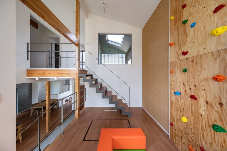 スキップフロアの家